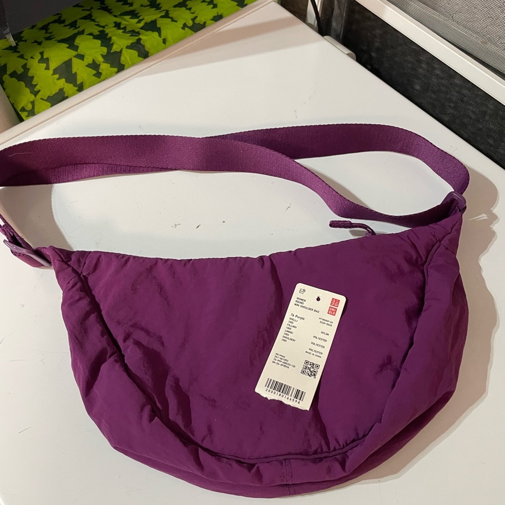 Uniqlo Purple Crossbody Bag